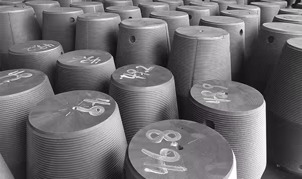 Graphite electrode secondary baking